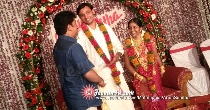 Jeeva at Arjun Sunitha Wedding Album Kerala